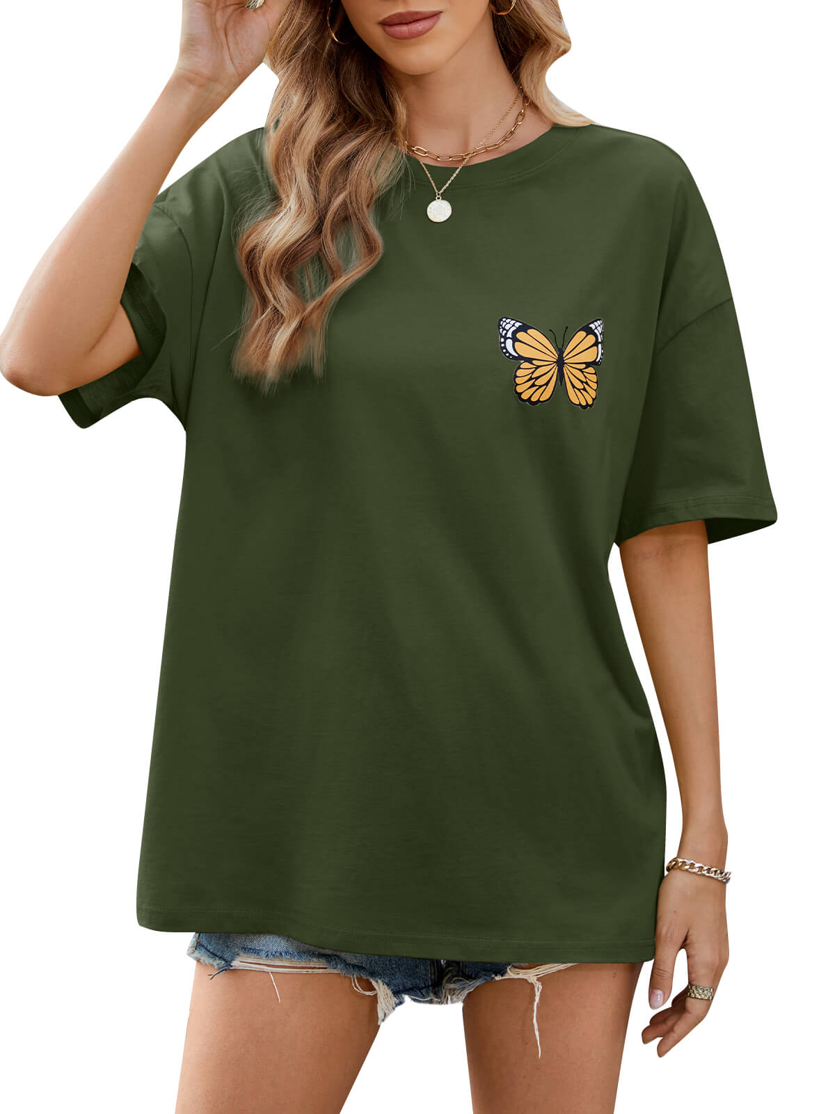 T-shirts amples pour femmes