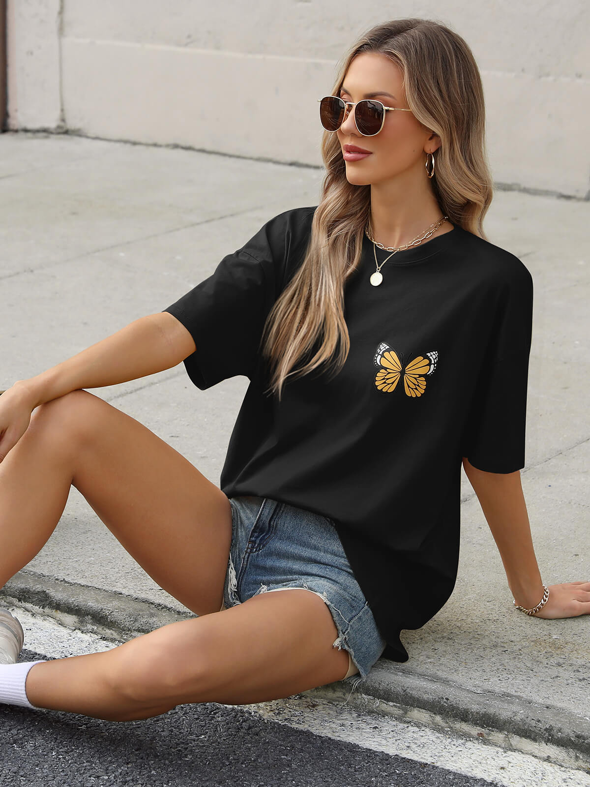 T-shirts amples pour femmes