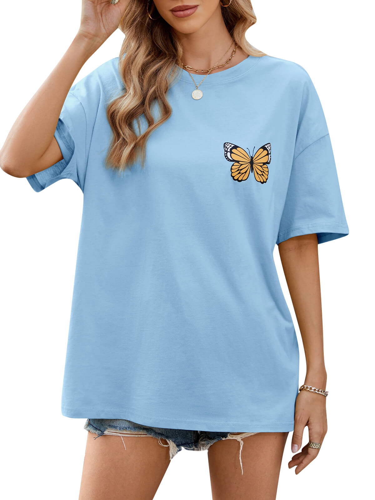 T-shirts amples pour femmes