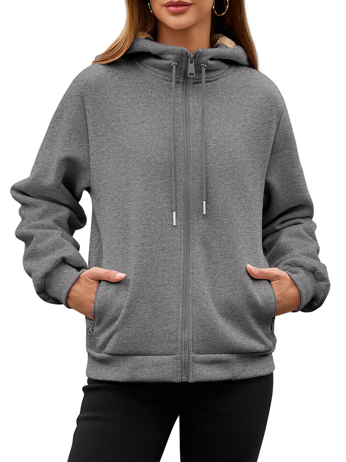 HEEKPEK Waterproof Double-Pocket Sweatshirt