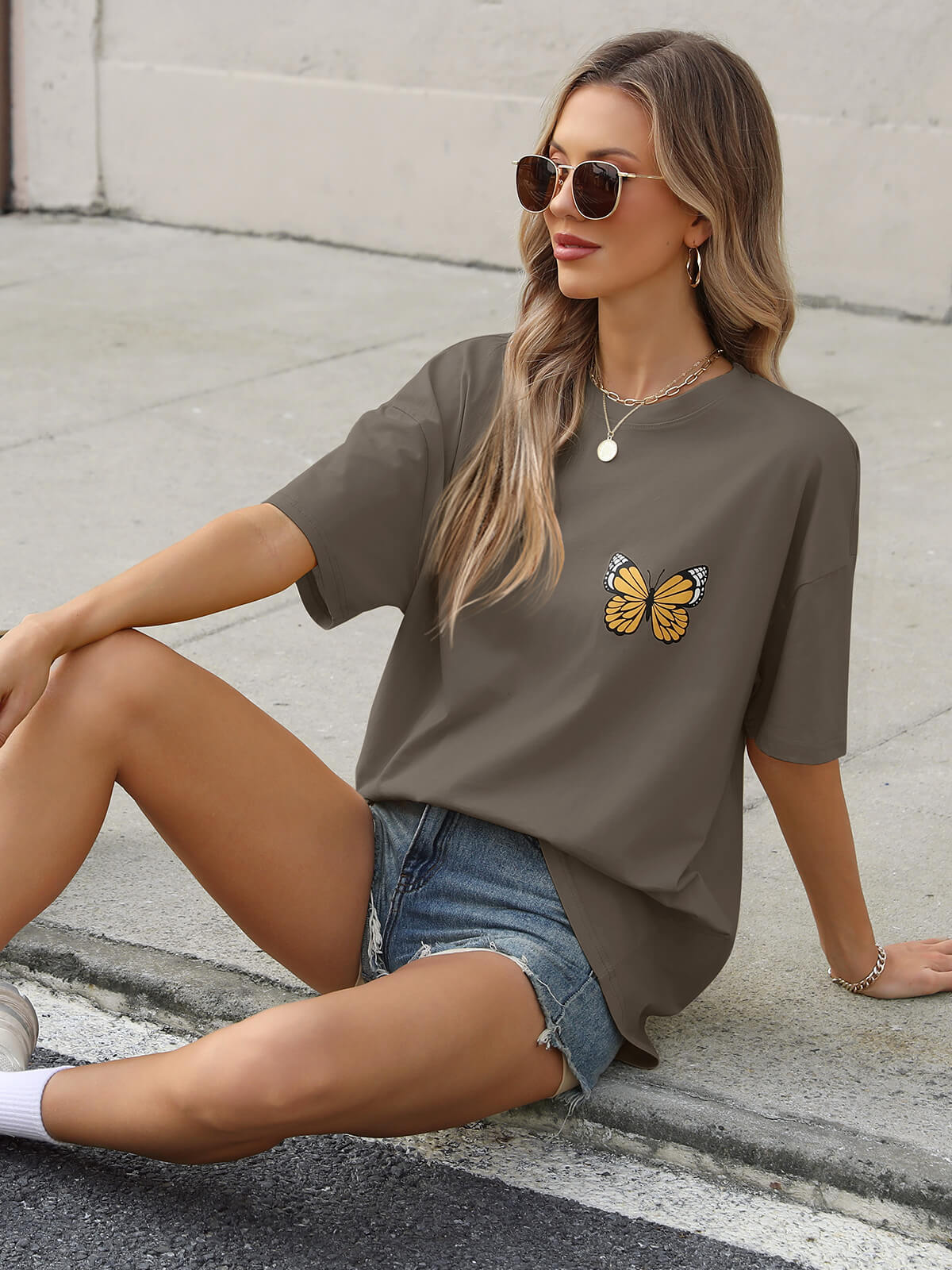 T-shirts amples pour femmes