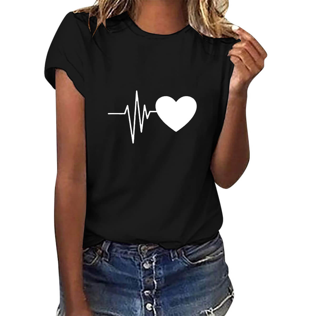 Women's Crew Neck Short Sleeve T-Shirt