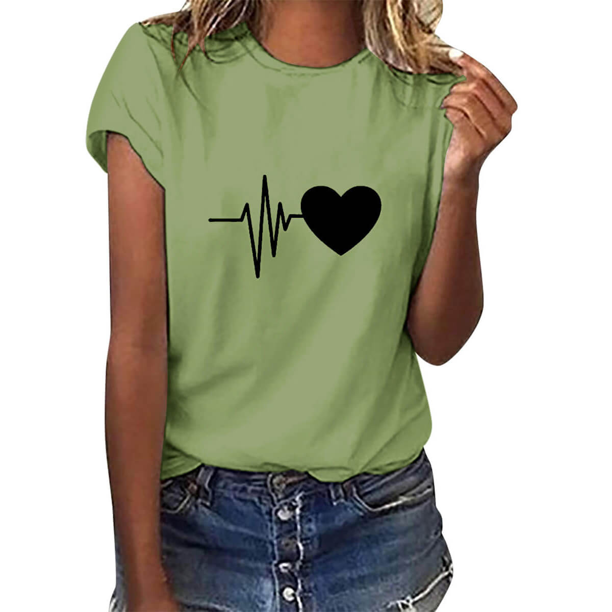 Women's Crew Neck Short Sleeve T-Shirt