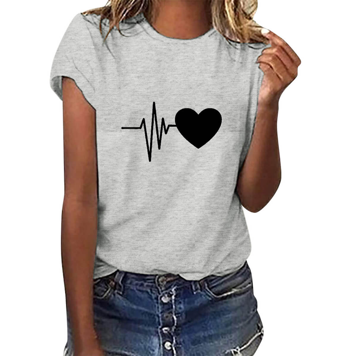 Women's Crew Neck Short Sleeve T-Shirt