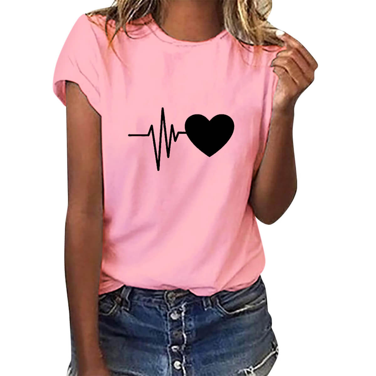 Women's Crew Neck Short Sleeve T-Shirt