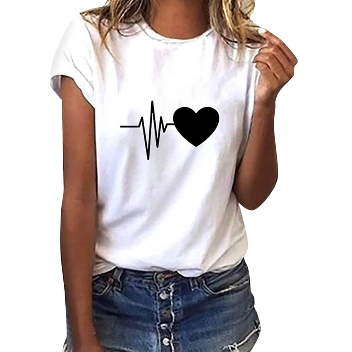 Women's Crew Neck Short Sleeve T-Shirt