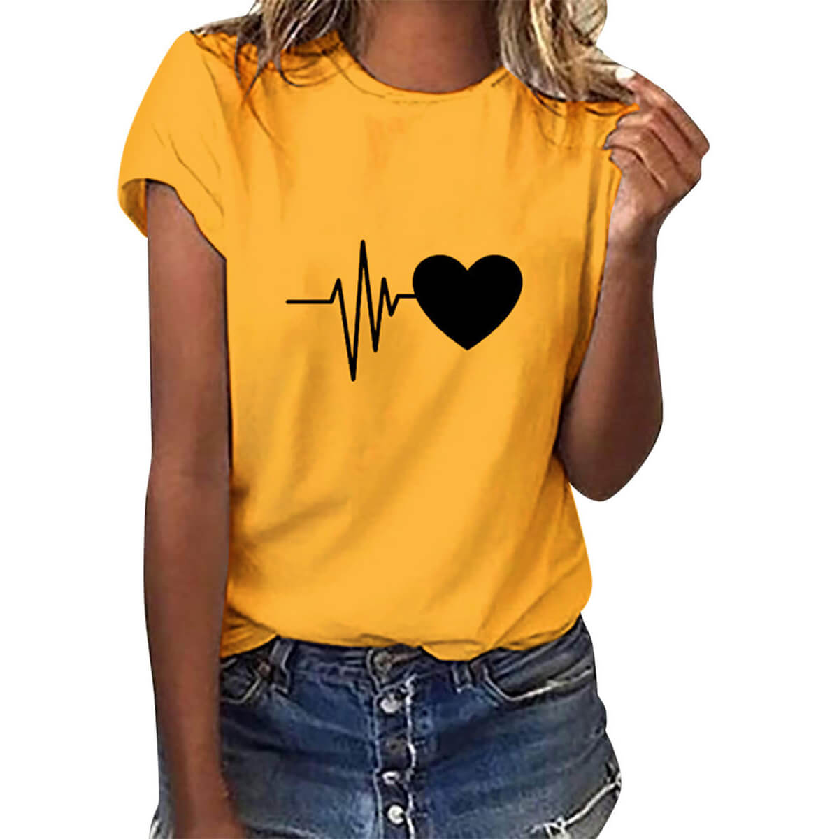 Women's Crew Neck Short Sleeve T-Shirt