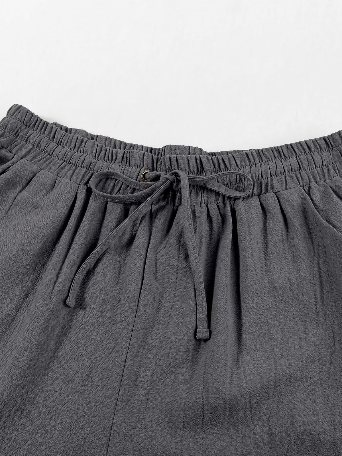 Damen Leinenhose Weites Bein