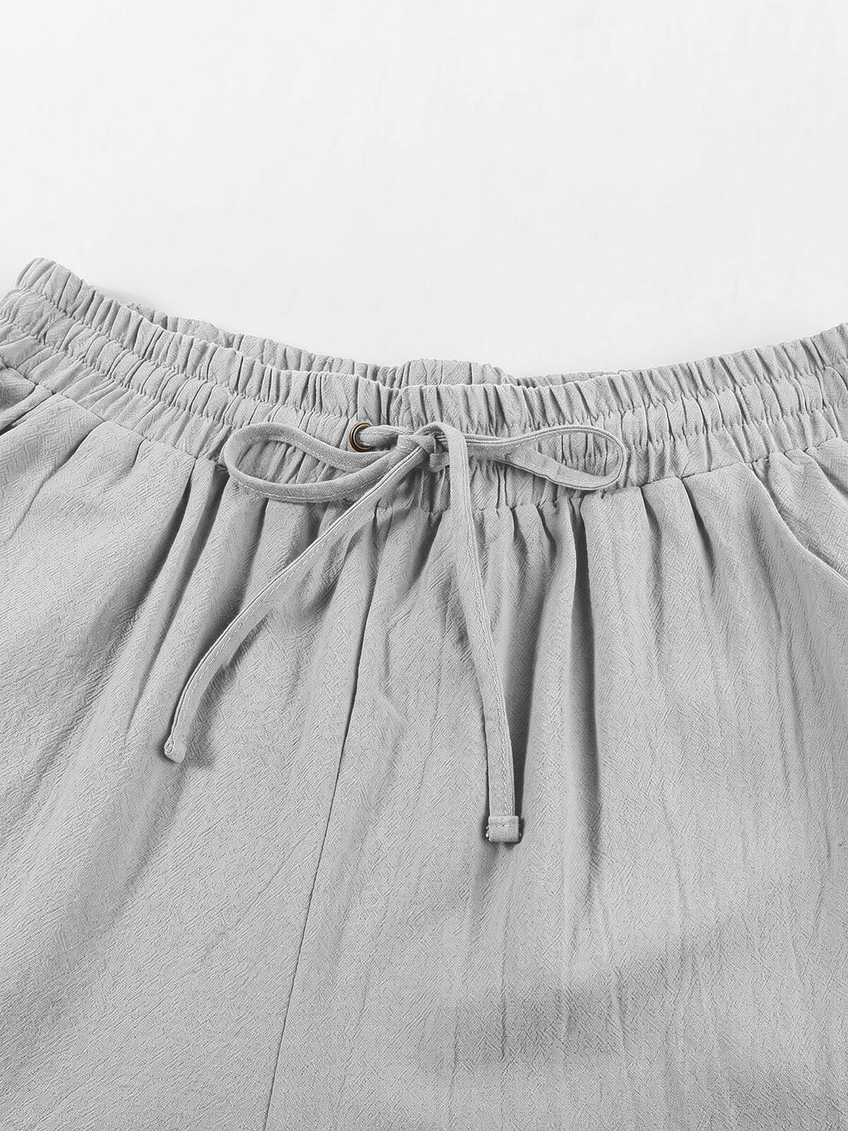Damen Leinenhose Weites Bein