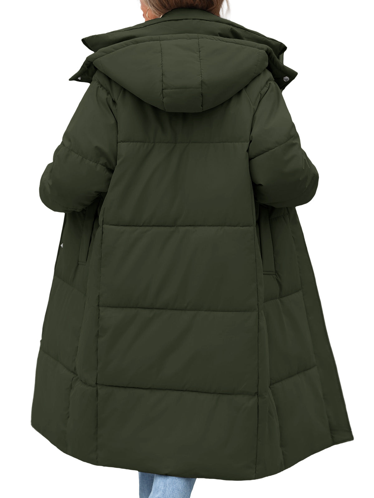 HEEKPEK Womens Winter Puffer Jacket Hooded Quilted Coat