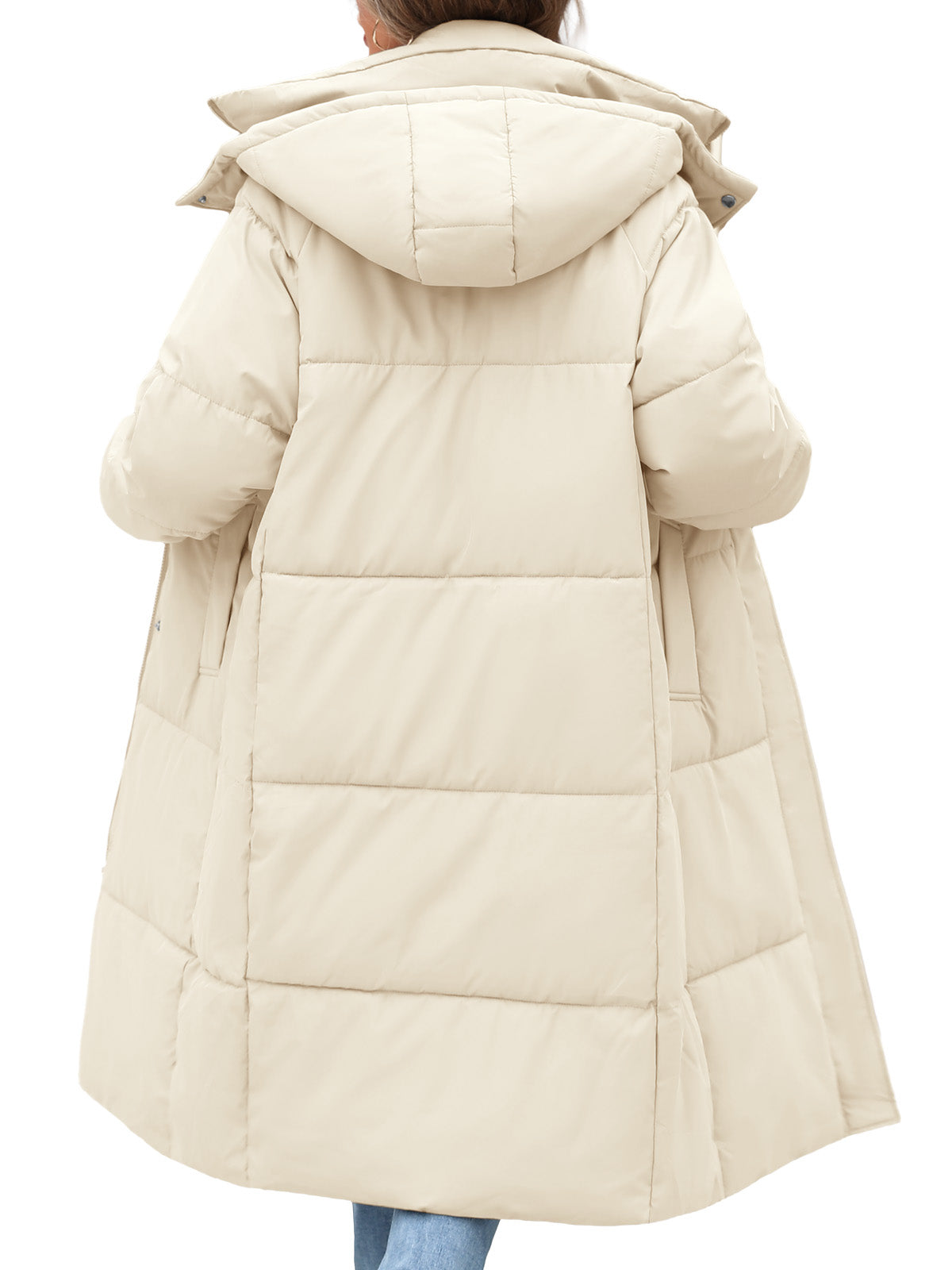 HEEKPEK Womens Winter Puffer Jacket Hooded Quilted Coat