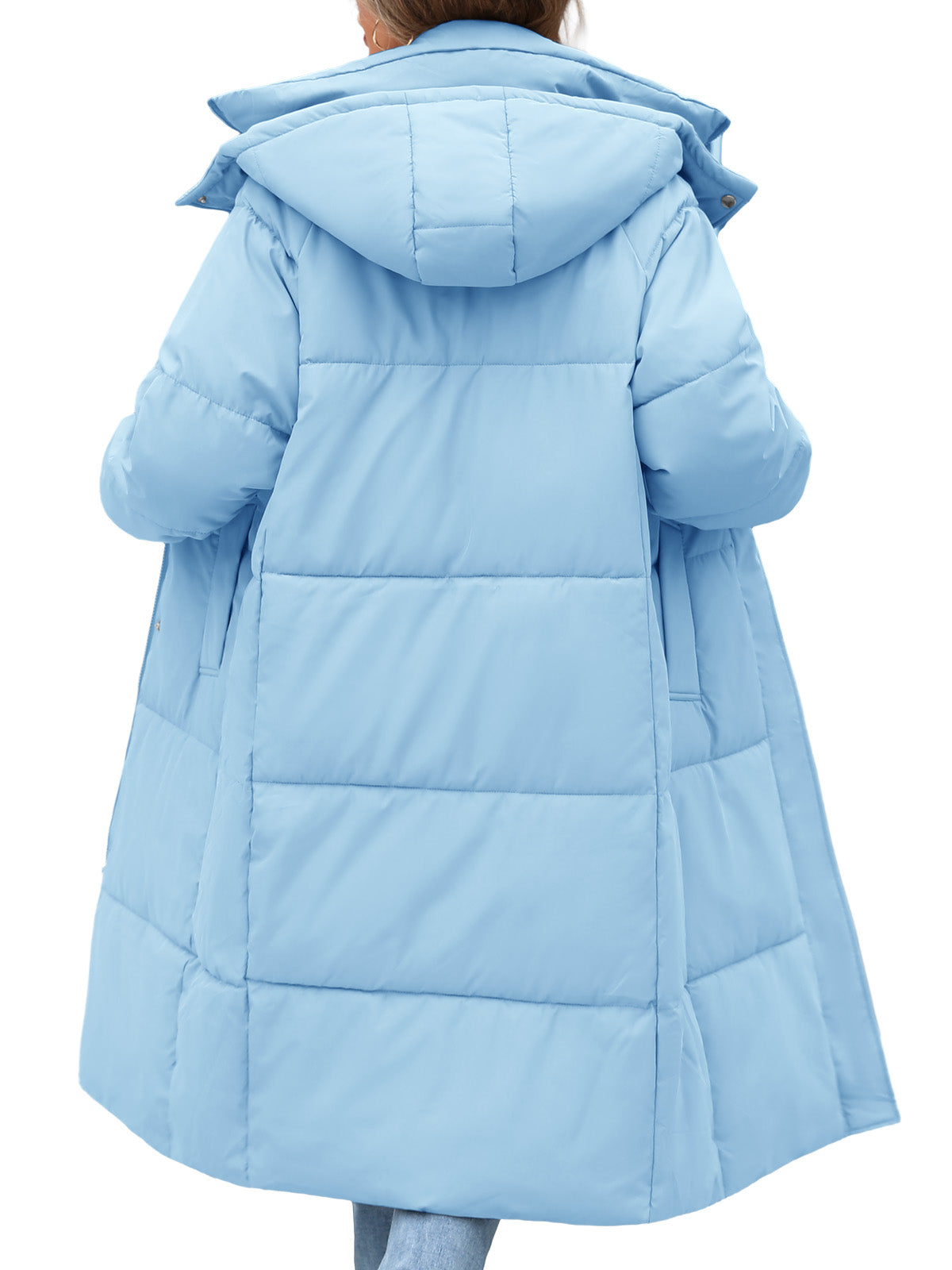HEEKPEK Womens Winter Puffer Jacket Hooded Quilted Coat