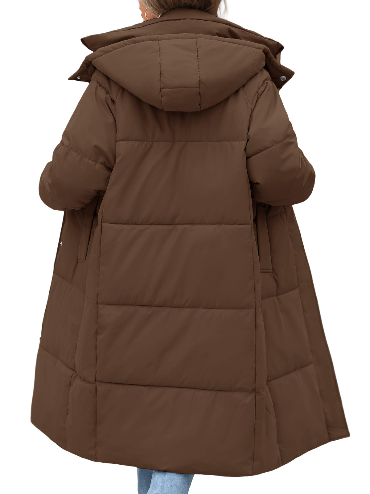 HEEKPEK Womens Winter Puffer Jacket Hooded Quilted Coat