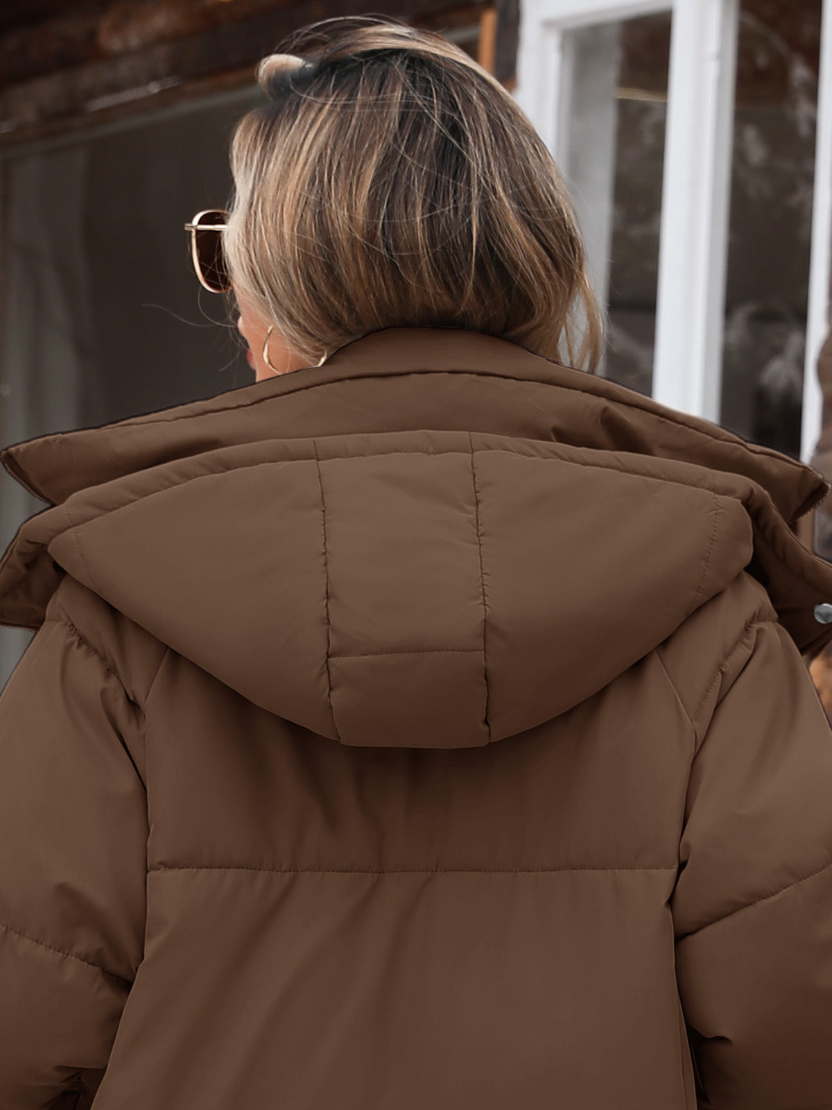HEEKPEK Womens Winter Puffer Jacket Hooded Quilted Coat