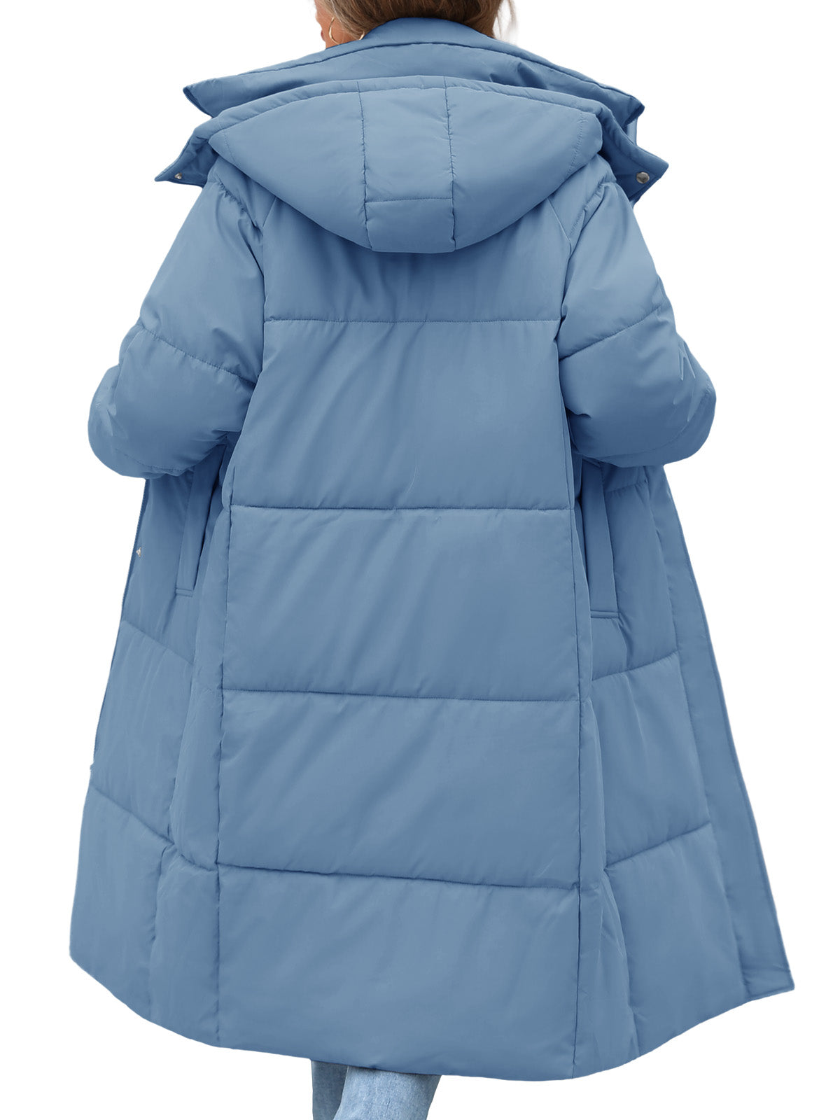 HEEKPEK Womens Winter Puffer Jacket Hooded Quilted Coat