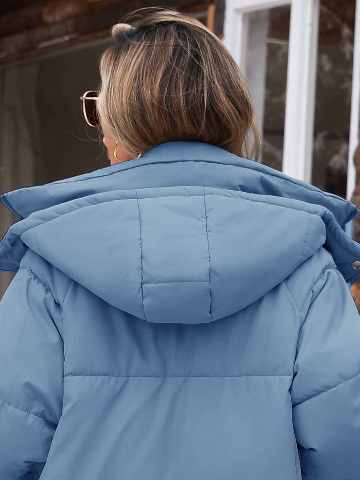 HEEKPEK Womens Winter Puffer Jacket Hooded Quilted Coat