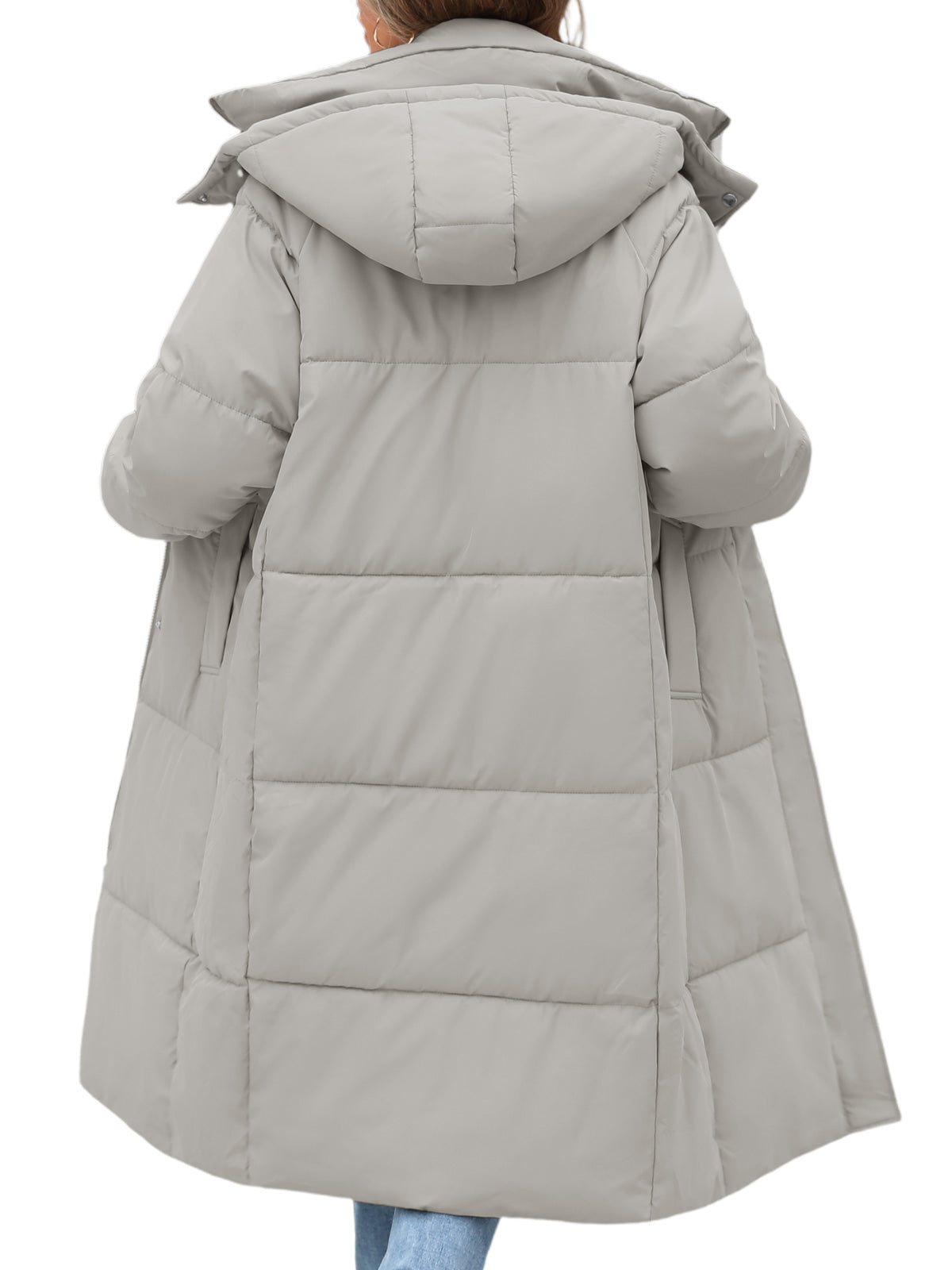 HEEKPEK Womens Winter Puffer Jacket Hooded Quilted Coat