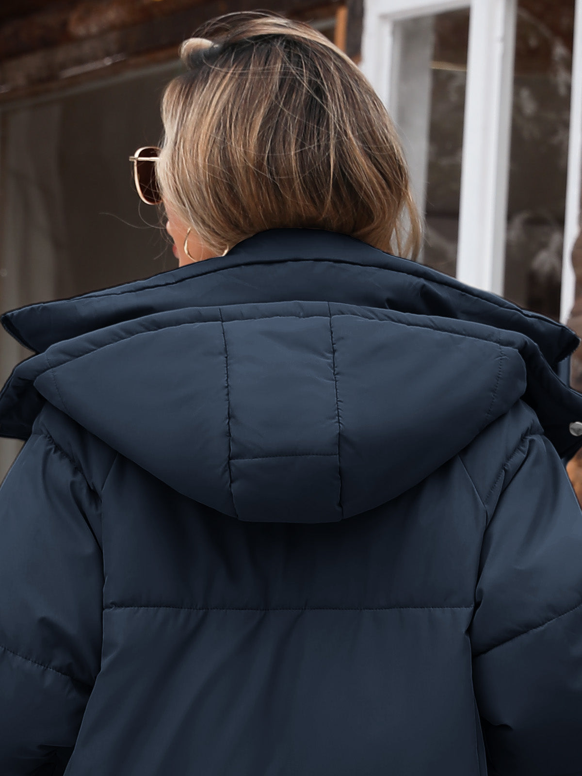 HEEKPEK Womens Winter Puffer Jacket Hooded Quilted Coat