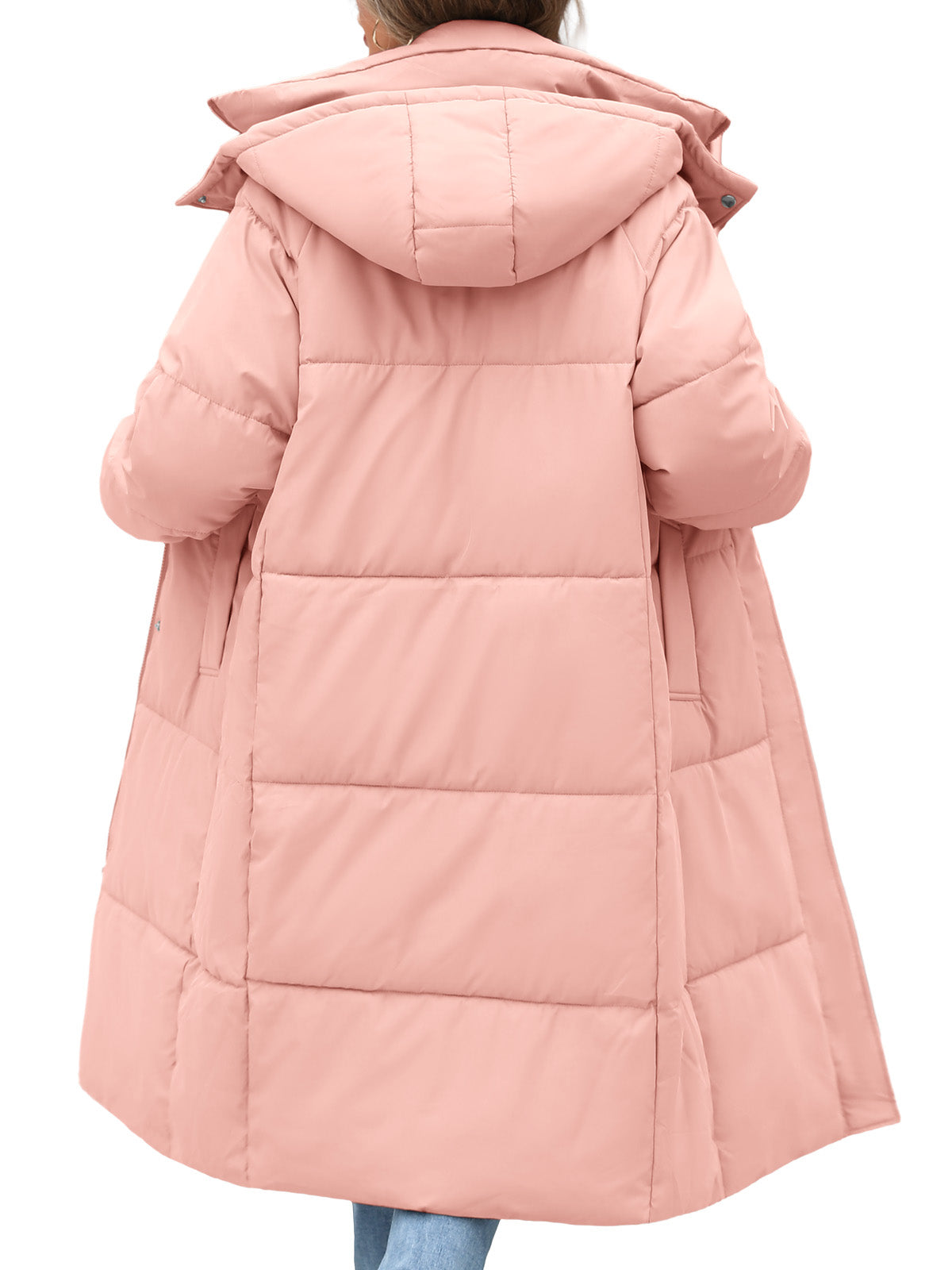 HEEKPEK Womens Winter Puffer Jacket Hooded Quilted Coat