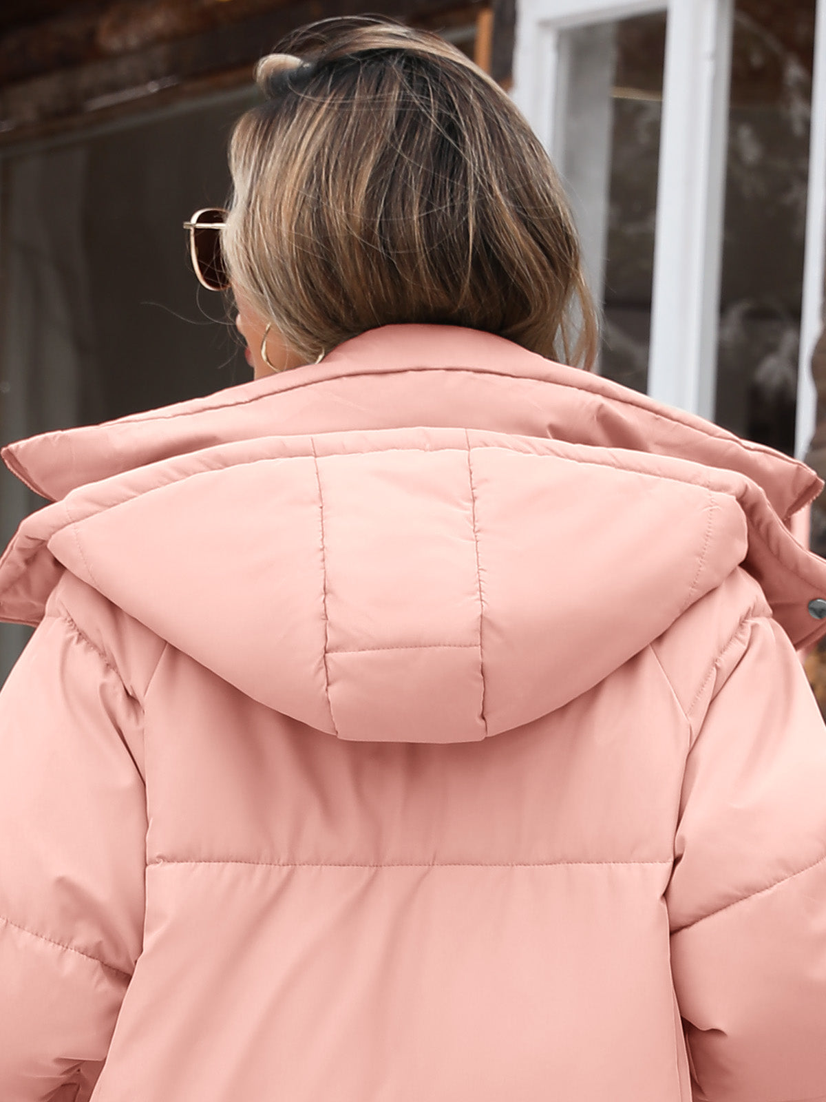 HEEKPEK Womens Winter Puffer Jacket Hooded Quilted Coat