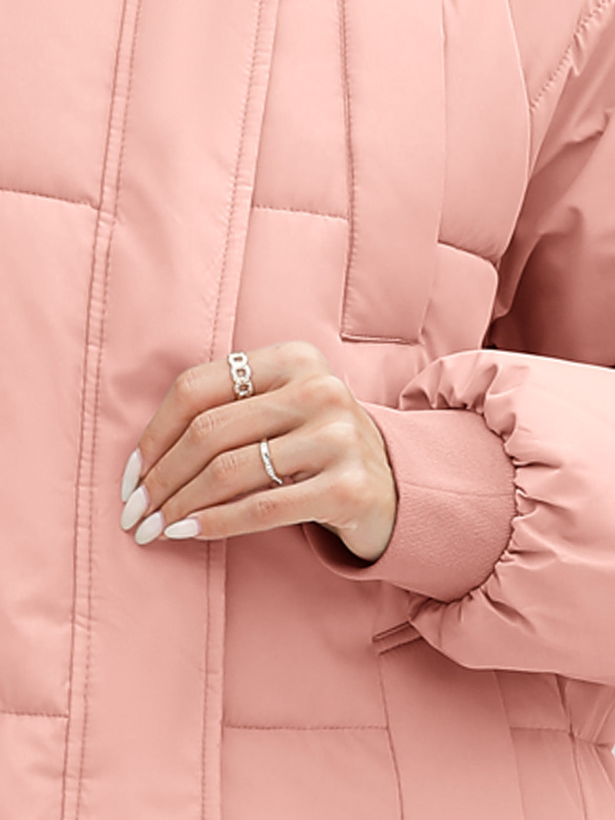 HEEKPEK Womens Winter Puffer Jacket Hooded Quilted Coat
