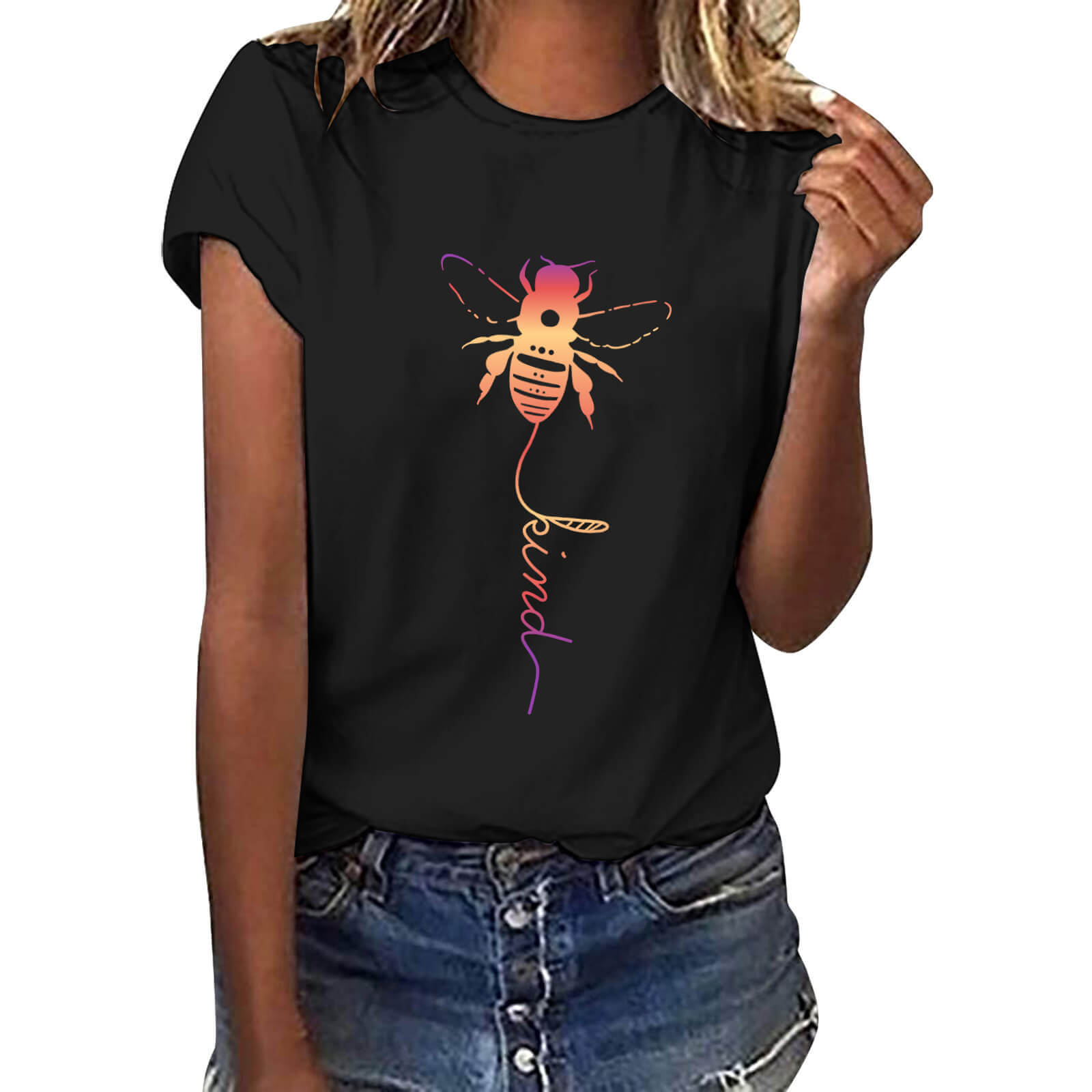 Women's Crew Neck Short Sleeve T-Shirt