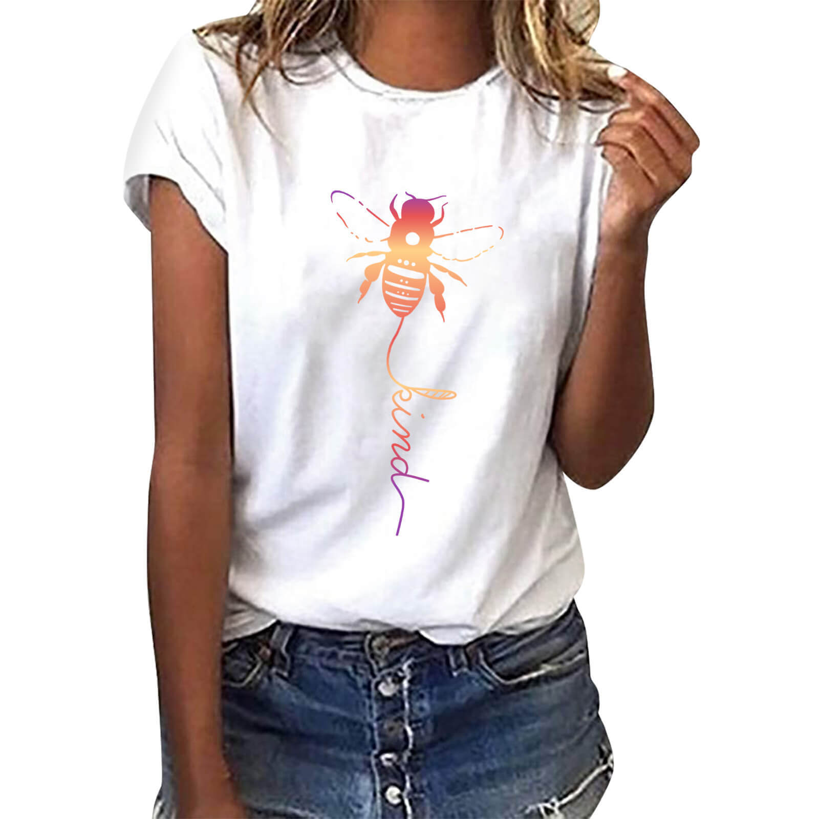 Women's Crew Neck Short Sleeve T-Shirt