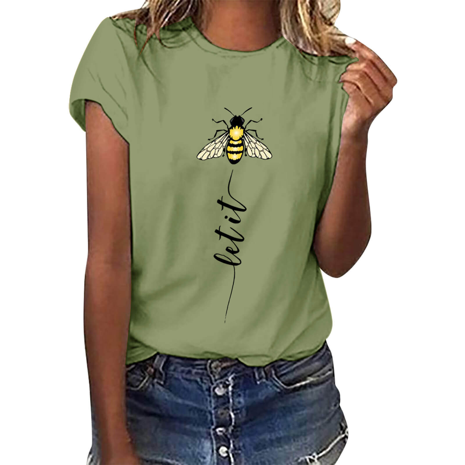 Women's Crew Neck Short Sleeve T-Shirt