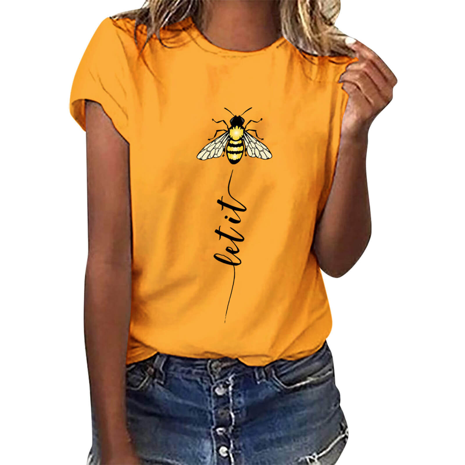 Women's Crew Neck Short Sleeve T-Shirt