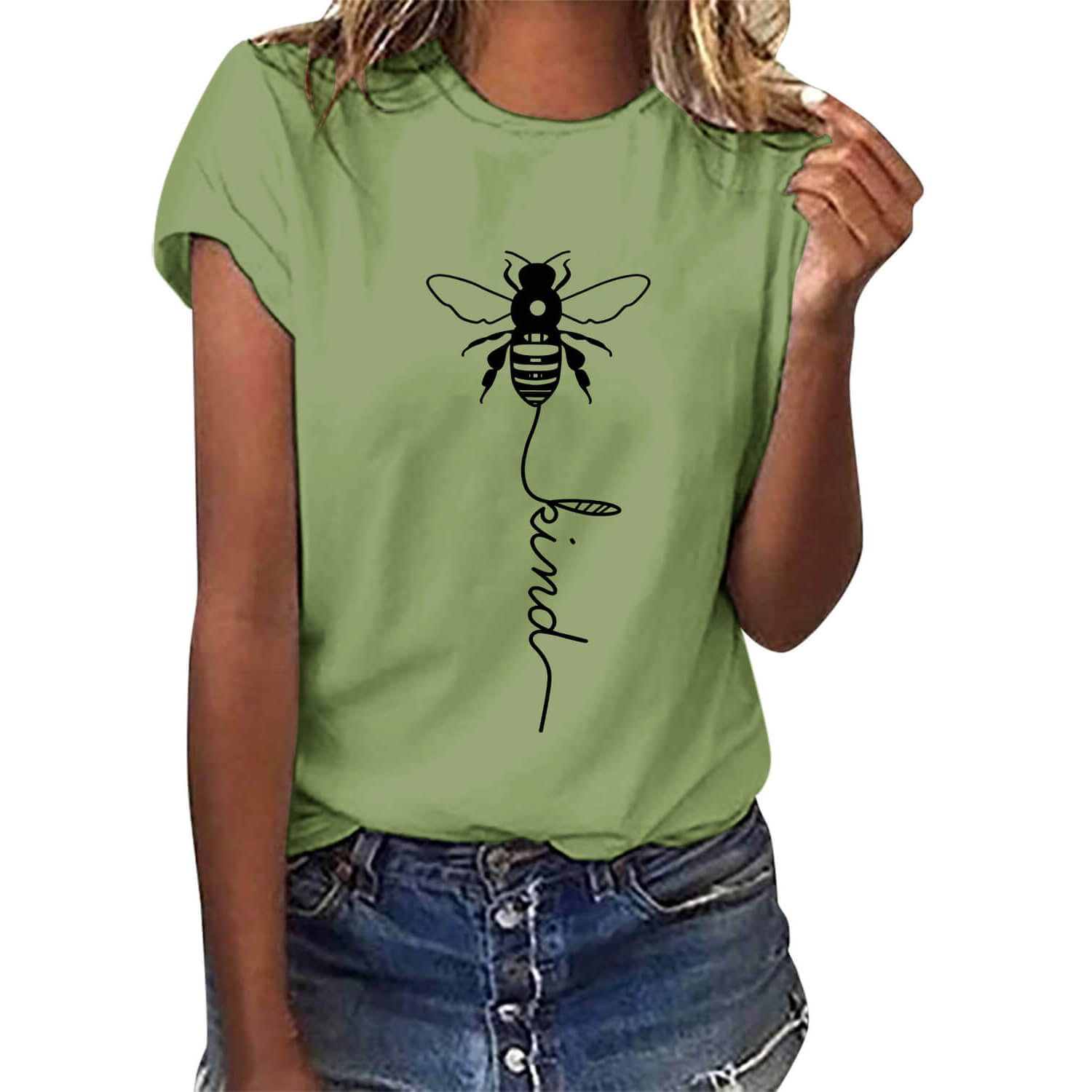 Women's Crew Neck Short Sleeve T-Shirt