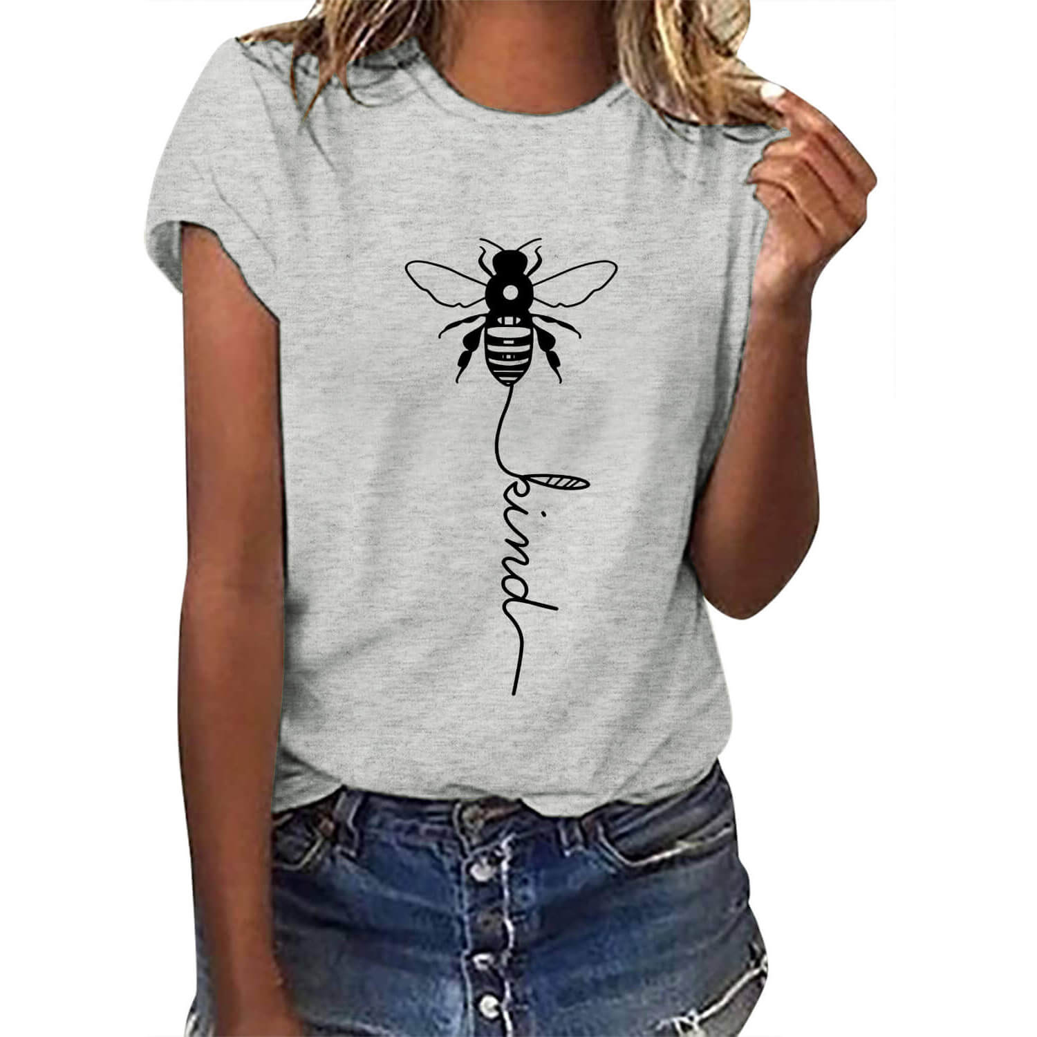 Women's Crew Neck Short Sleeve T-Shirt