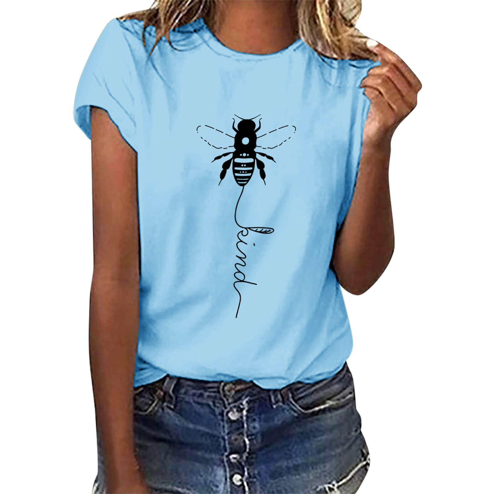 Women's Crew Neck Short Sleeve T-Shirt