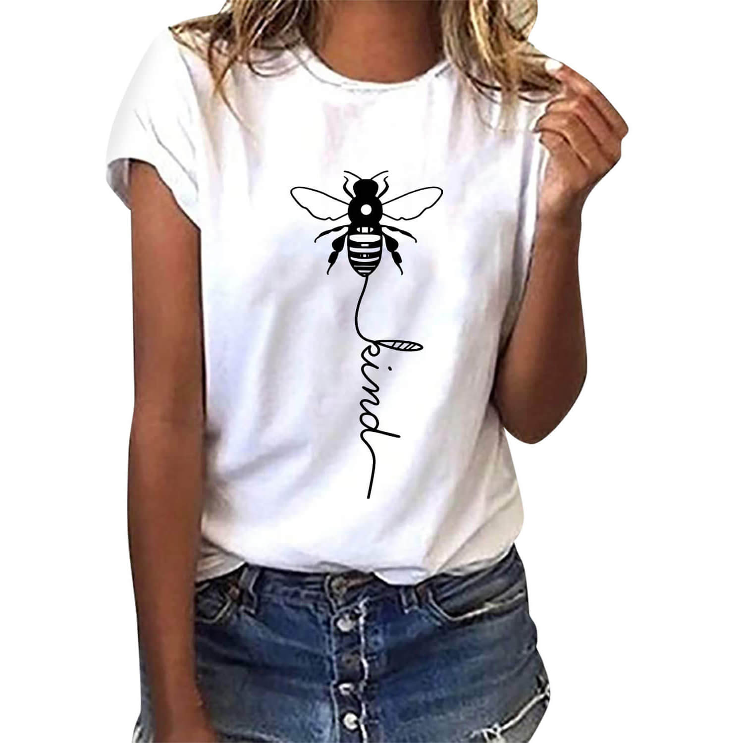 Women's Crew Neck Short Sleeve T-Shirt