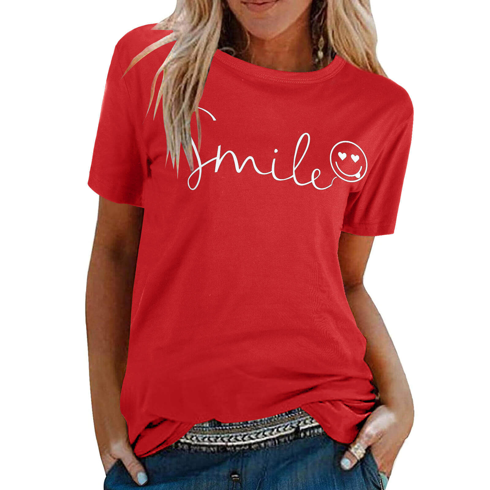 Women's Crew Neck Short Sleeve T-Shirt