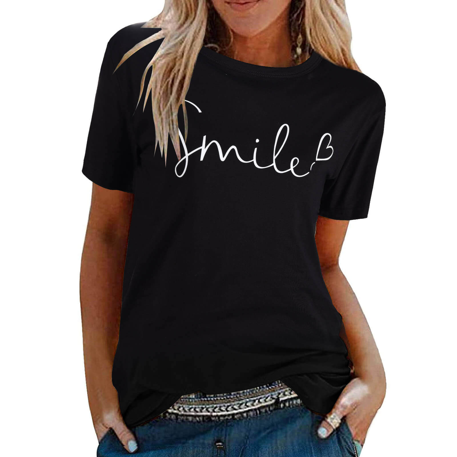 Women's Crew Neck Short Sleeve T-Shirt