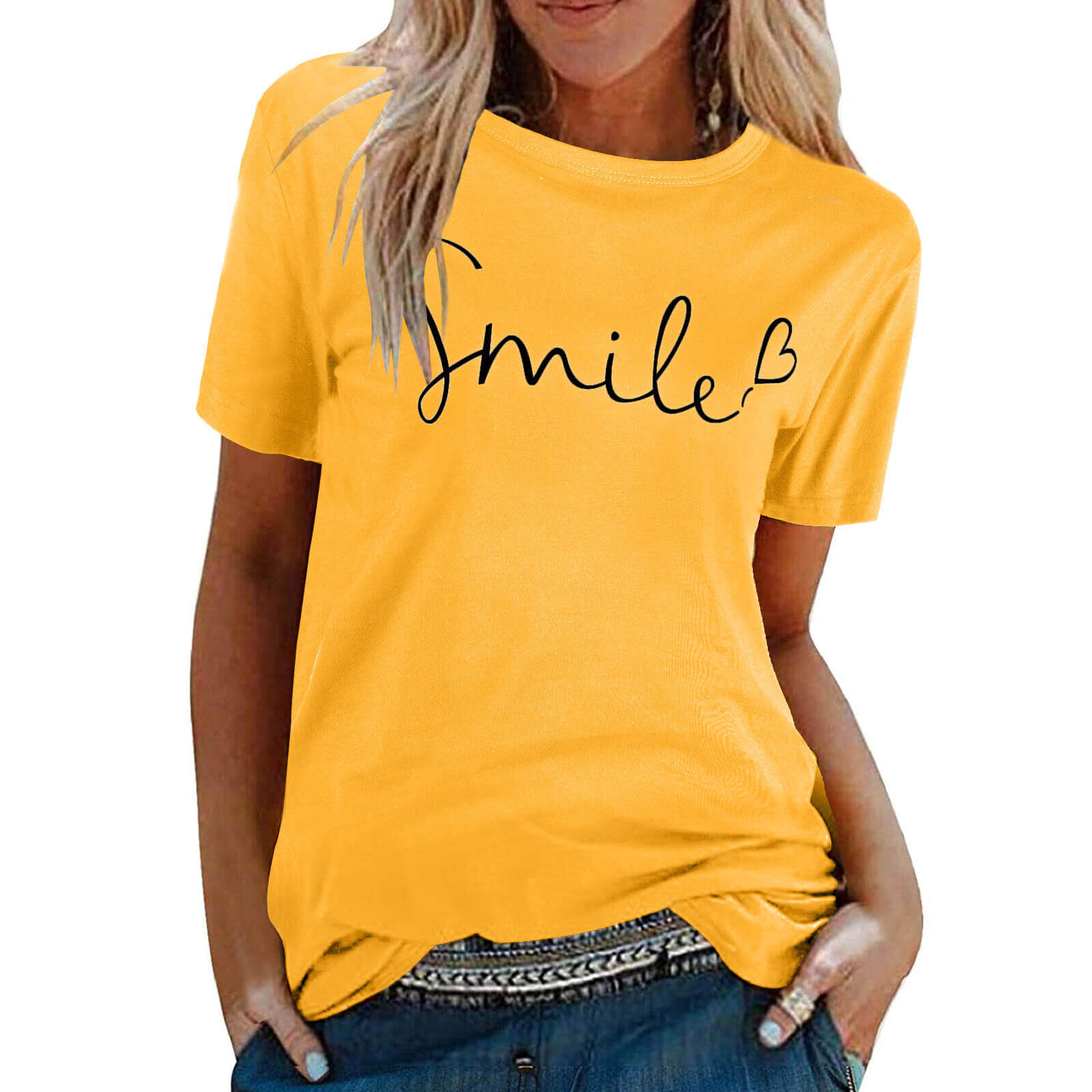Women's Crew Neck Short Sleeve T-Shirt