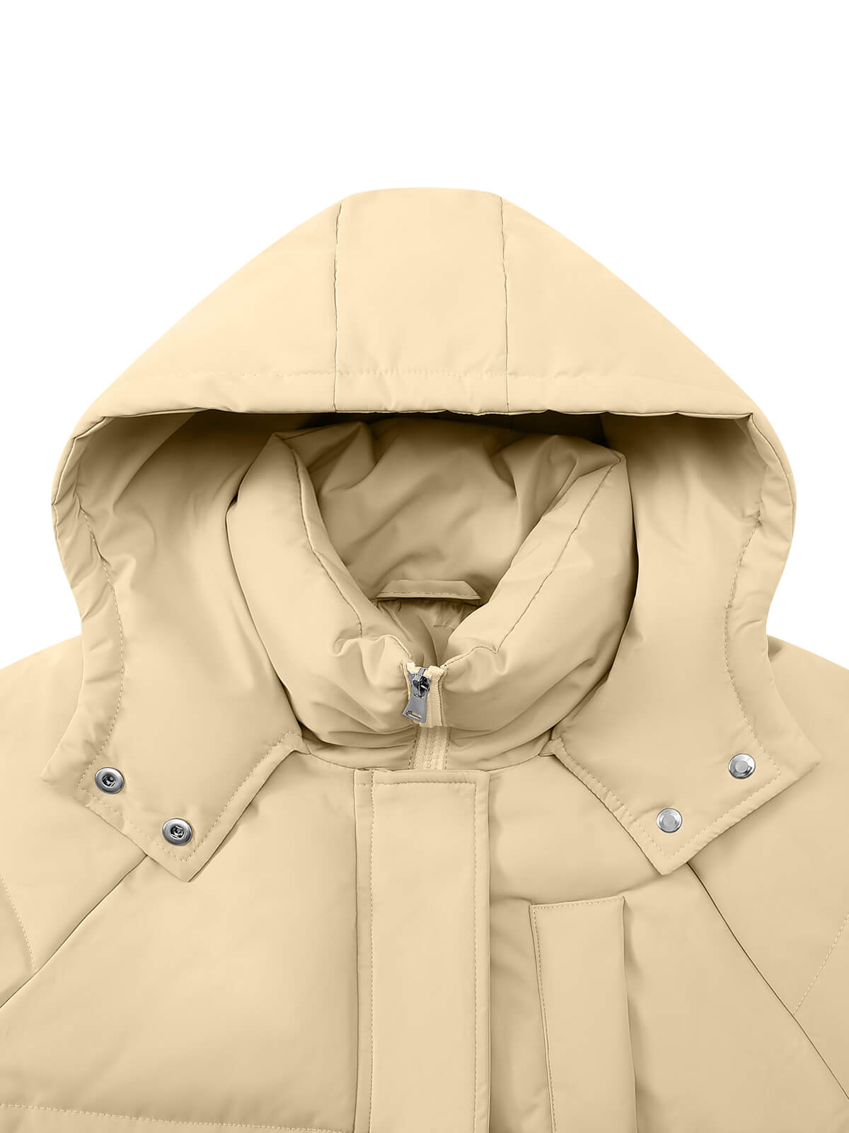 HEEKPEK Womens Plus Size Winter Hooded Puffer Parka Coat