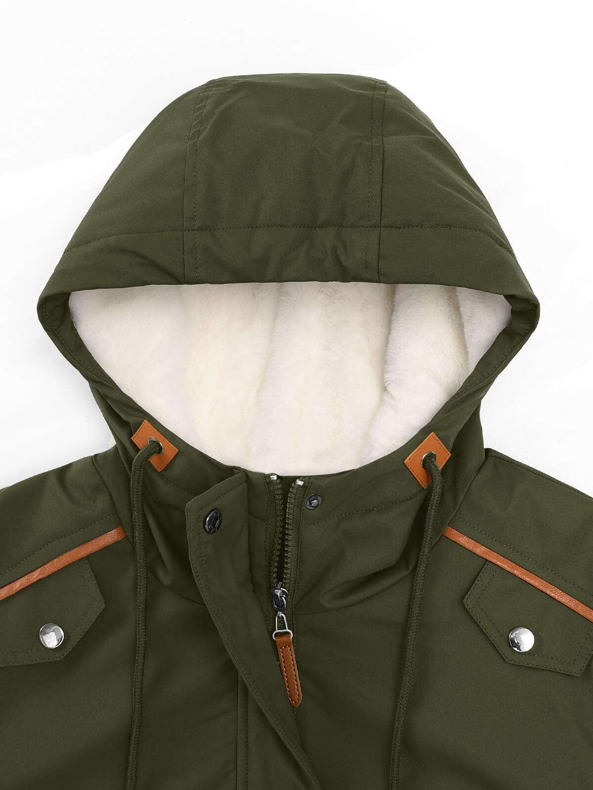 HEEKPEK Fleece-Lined Hooded Parka Jacket