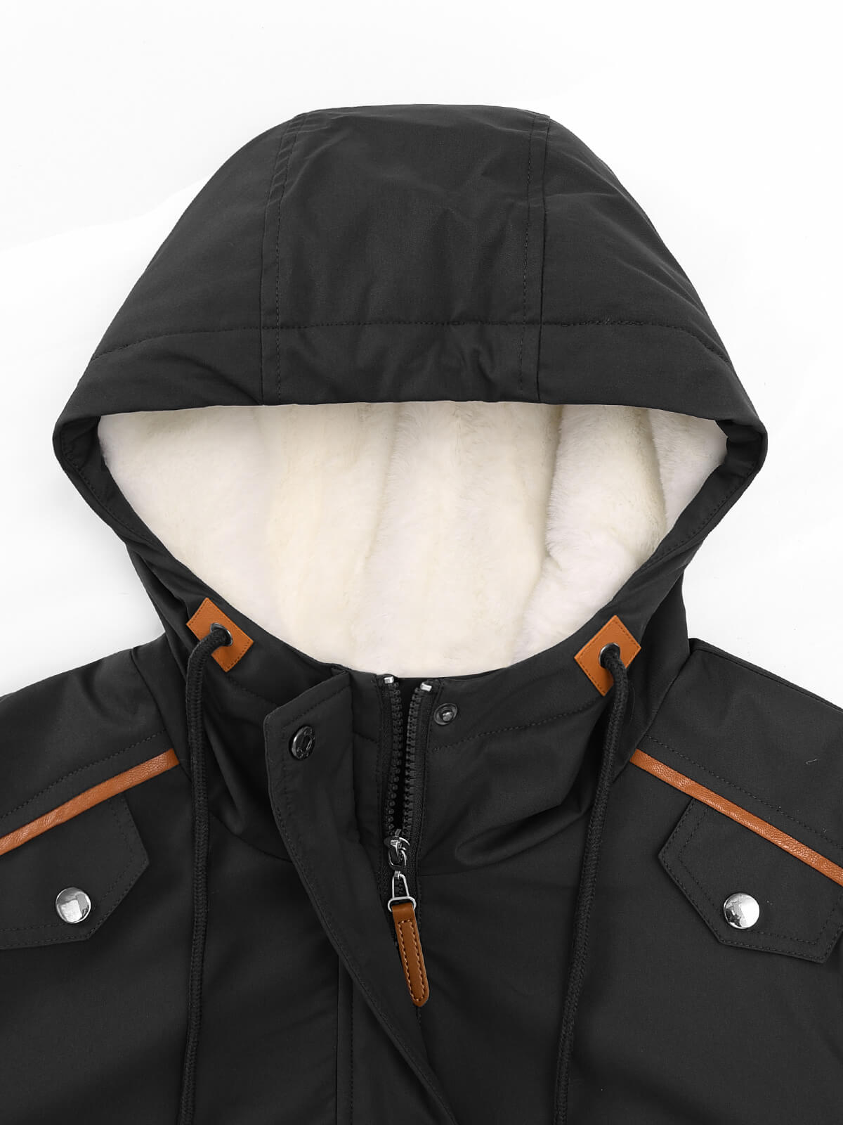 HEEKPEK Fleece-Lined Hooded Parka Jacket