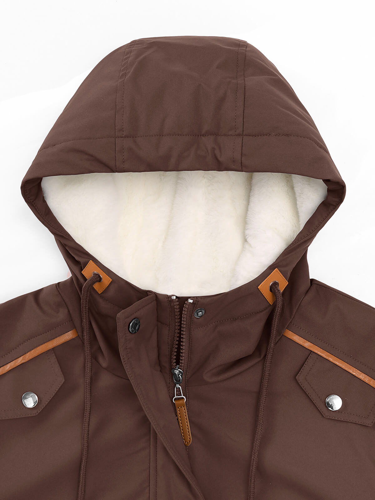 HEEKPEK Fleece-Lined Hooded Parka Jacket