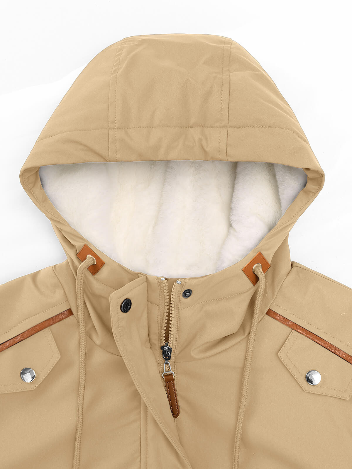 HEEKPEK Fleece-Lined Hooded Parka Jacket