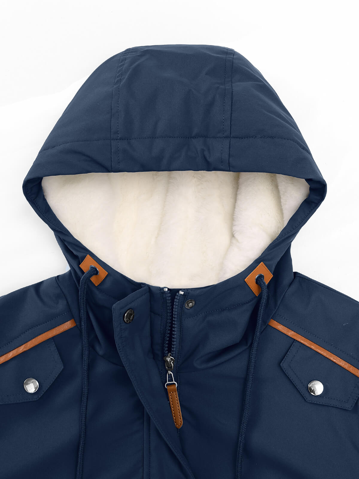 HEEKPEK Fleece-Lined Hooded Parka Jacket