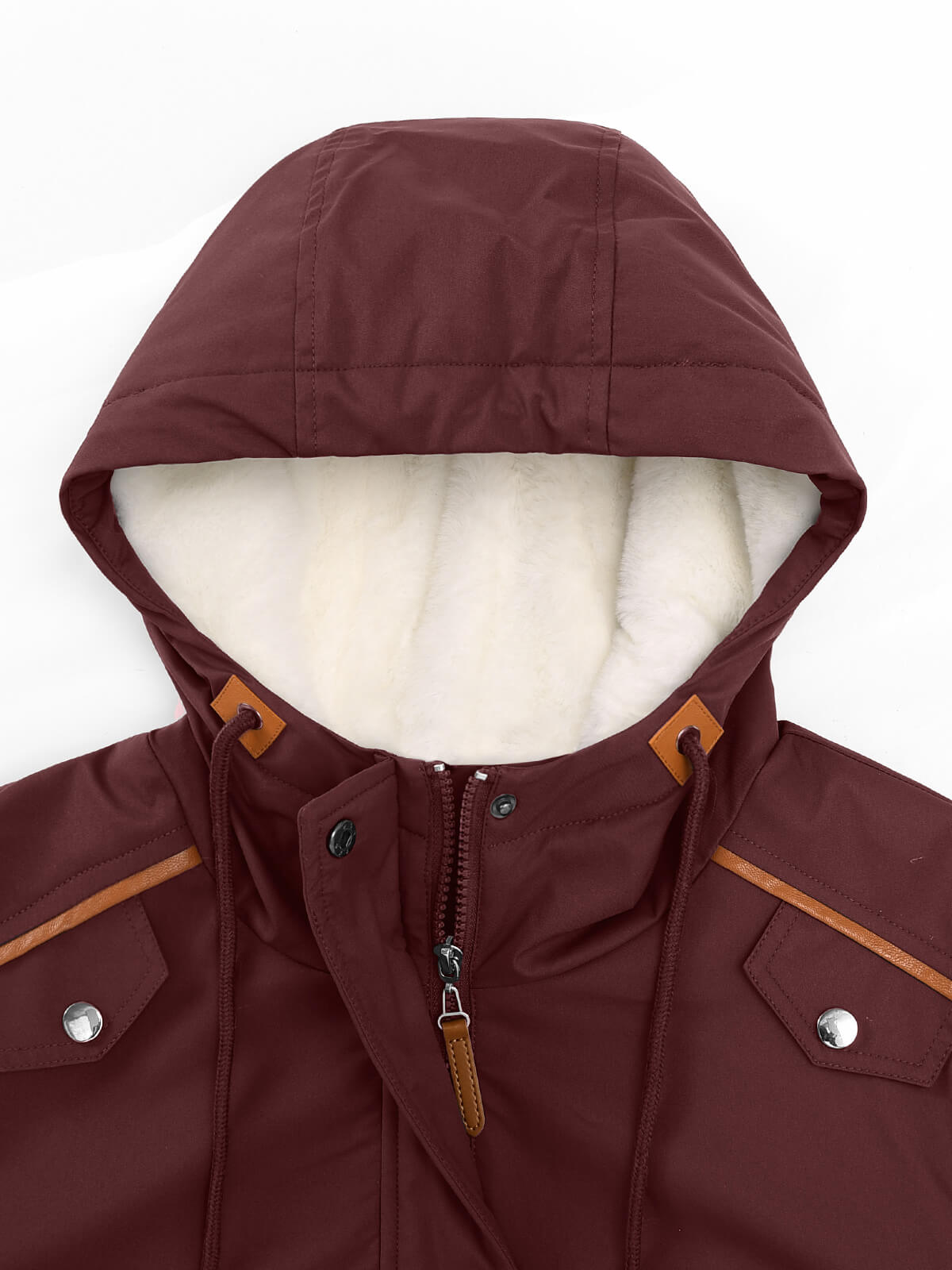 HEEKPEK Fleece-Lined Hooded Parka Jacket