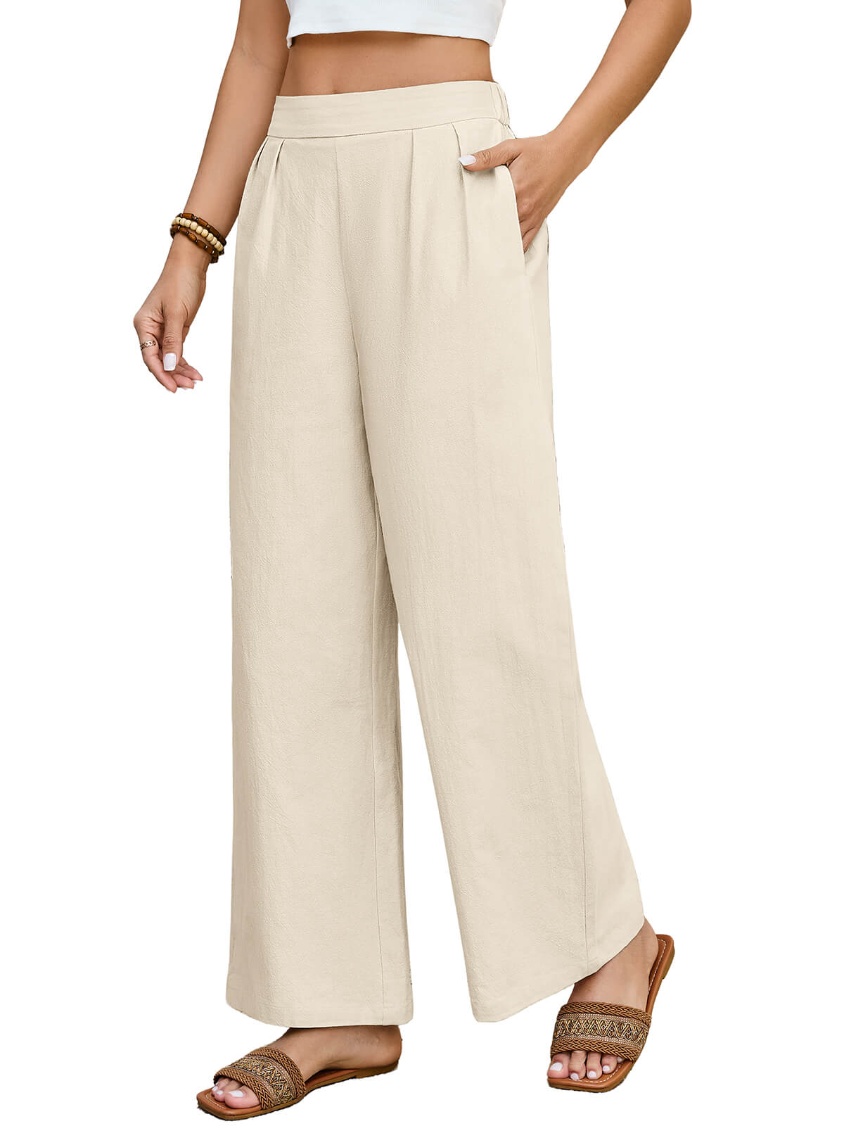 HEEKPEK Women’s Lightweight Wide Leg Travel Pants