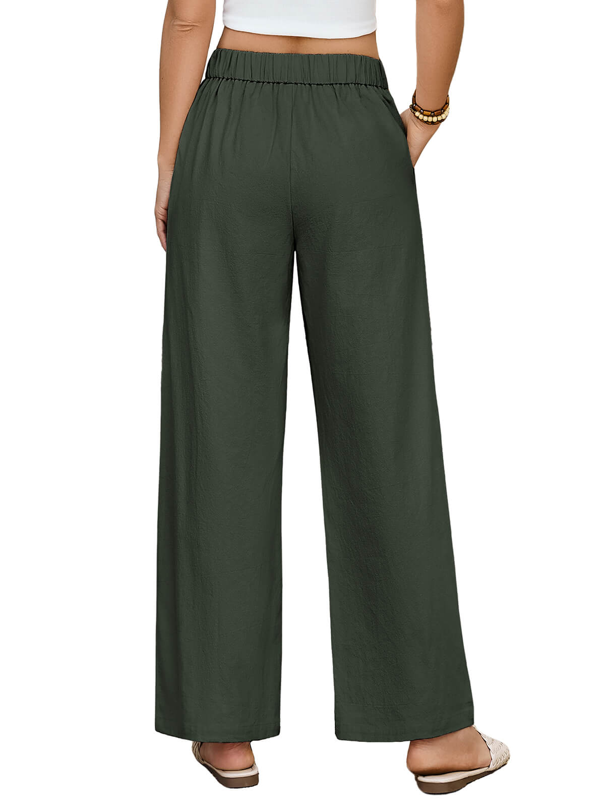 HEEKPEK Women’s Lightweight Wide Leg Travel Pants