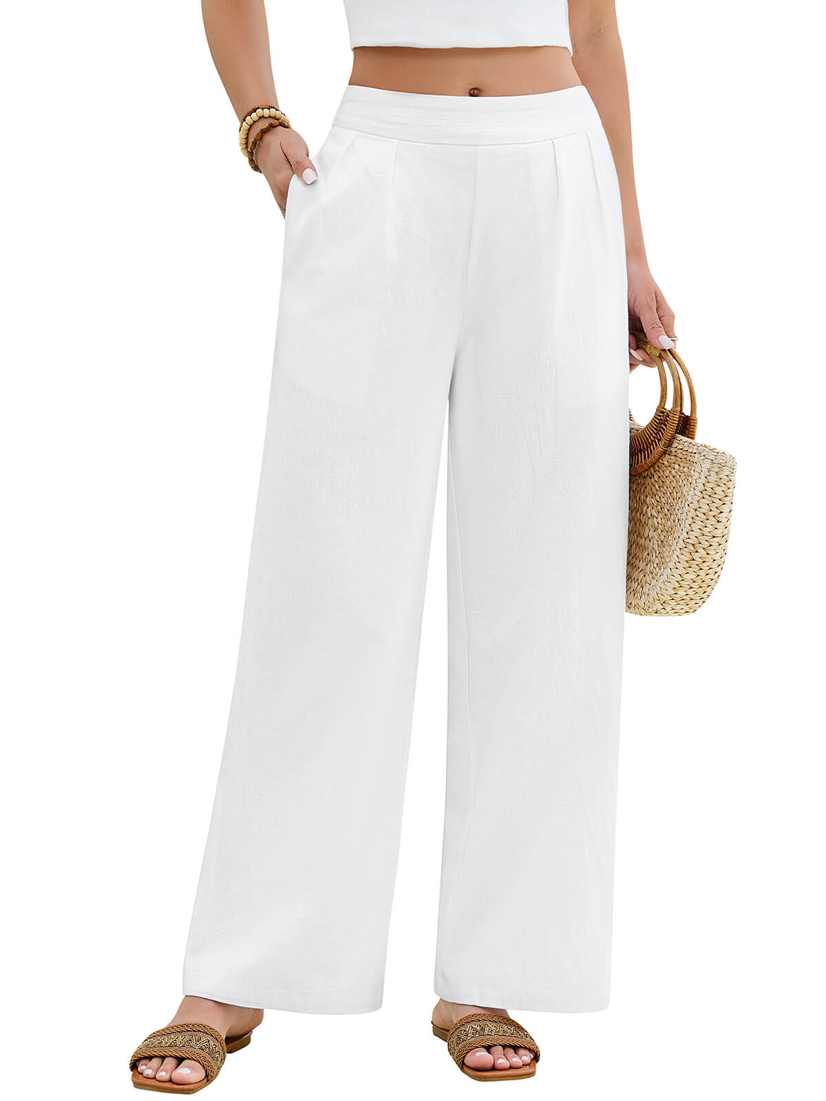 HEEKPEK Women’s Lightweight Wide Leg Travel Pants