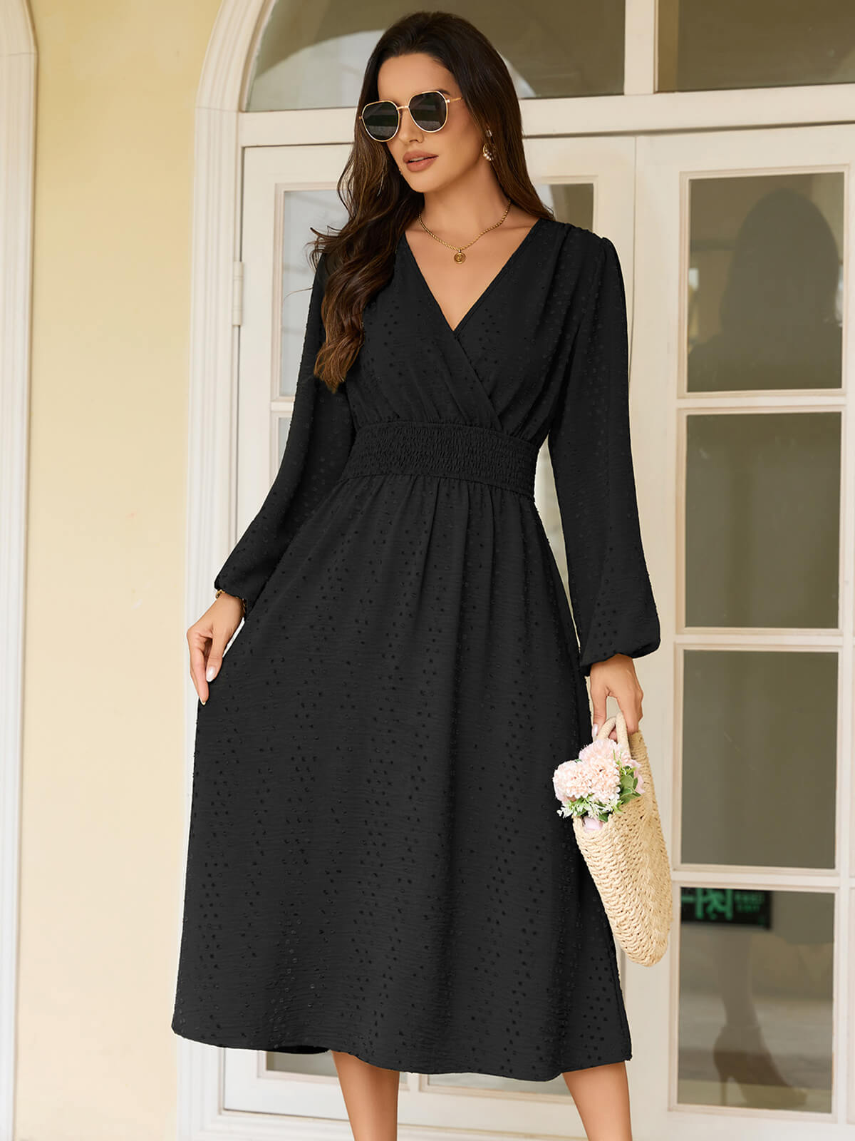 Damen Leinenhose Weites Bein