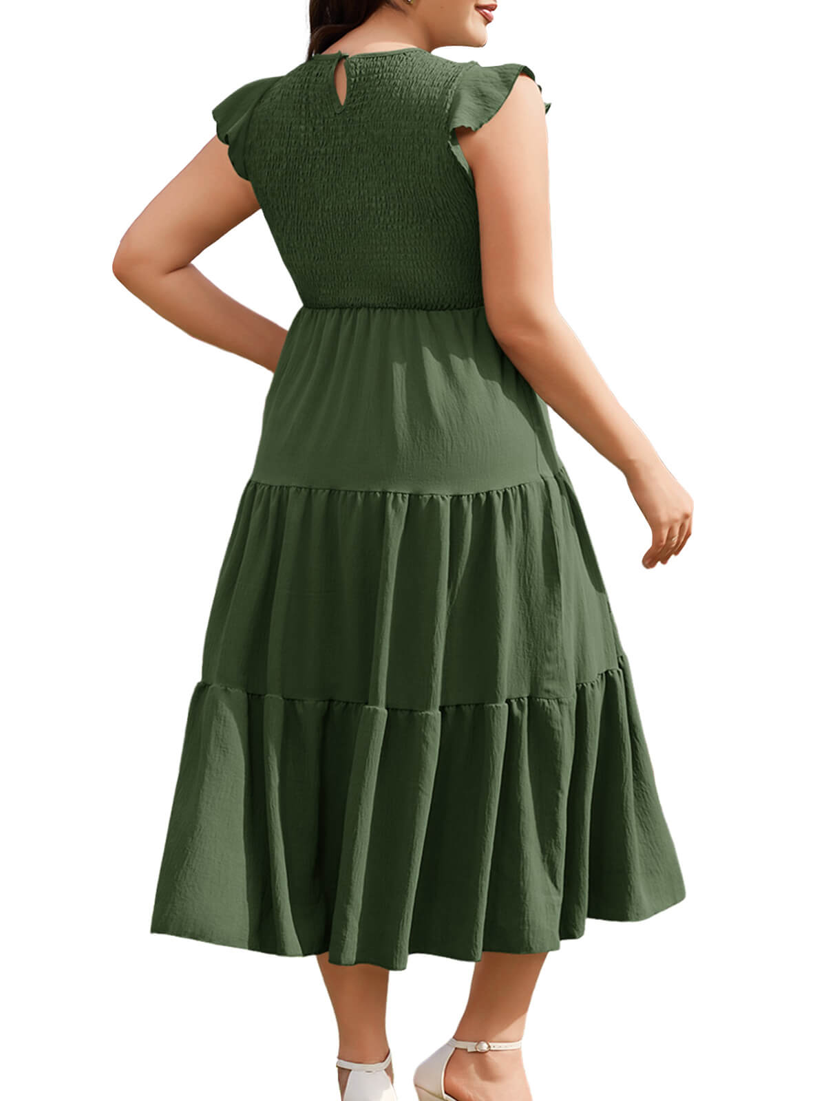 Damen Leinenhose Weites Bein