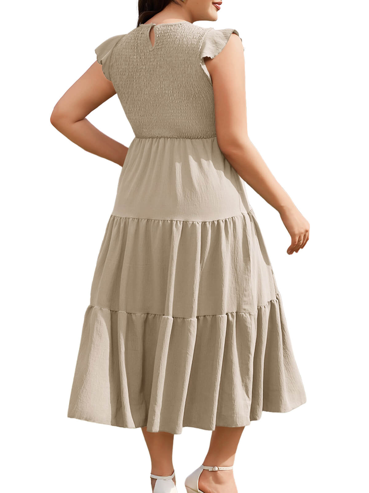 Damen Leinenhose Weites Bein