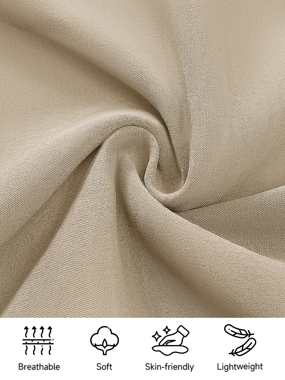 Damen Leinenhose Weites Bein